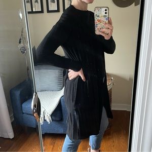 Gap Long Black Cardigan